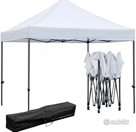Gazebo 3x3m richiudibile per esterno fiera mercati