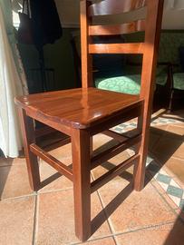 SEDIE IN LEGNO MASSELLO