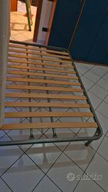 Letto alla francese in memory (rete + materasso)