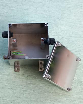 Scatole di derivazione stagne inox - cm.15x14x11