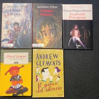 Lotto di 5 libri per ragazzi