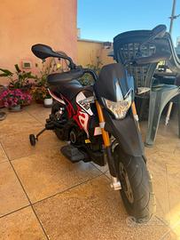 minimoto Aprilia a batterie per bambini 