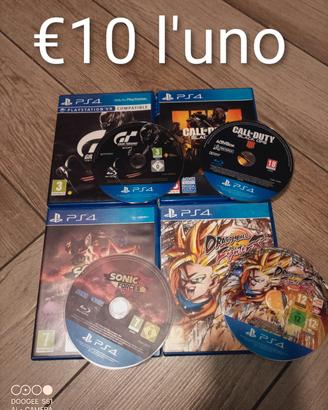  videogiochi per PlayStation 4 