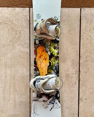 Snowboard Option 157 pronto pista + Drake Fifty