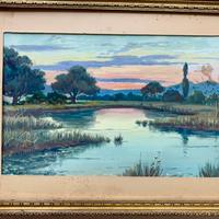 Laghetto cumano - Leon Giuseppe Buono (1887-1975)