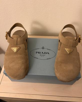 Sandali Prada in camoscio Talpa 37