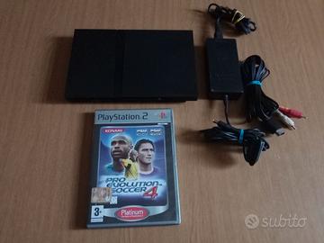 PS2 Slim Schp 77003(Solo Console & Cavi)+Gioco
