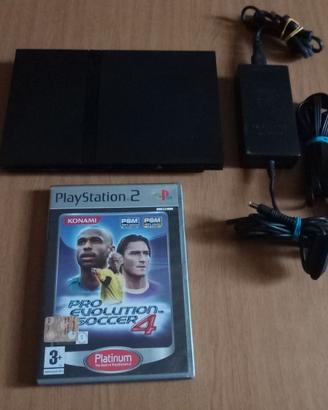 PS2 Slim Schp 77003(Solo Console & Cavi)+Gioco