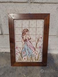 Quadro in ceramica dipinto a mano - Malavasi 1981