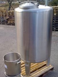 Cisterna acciaio 1000 litri con rubinetto