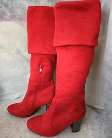 Stivali donna rossi 