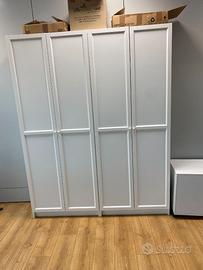 2 Librerie con ante IKEA BILLY/OXBERG 80x30x202cm