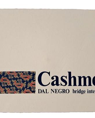 Carte DAL NEGRO CASHMERE Bridge 2 mazzi NUOVE
