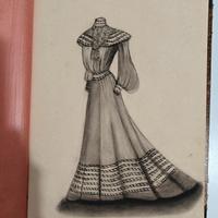 Catalogo 12 Disegni Di Moda Fine 1800 inizio 1900