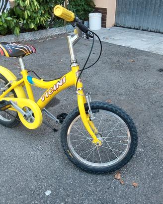 bicicletta bambino raggio 16