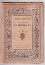 Settembrini Le ricordanze Perrella 1926 1a ediz.