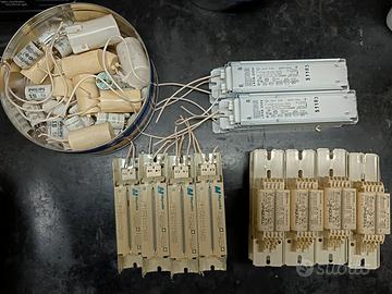 TUBI NEON, STARTER, REATTORI, CONDENSATORI, LOTTO