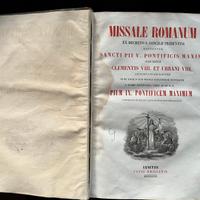 Antico Messale Romano tridentino- Venezia 1863
