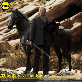 Westworld l'uomo in nero 1/6 e black horse 1/6