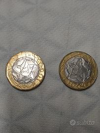 n 2monete 1000 lire anno 1997
