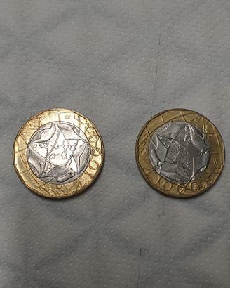n 2monete 1000 lire anno 1997