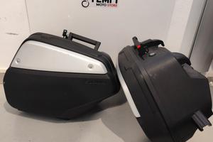 Valigie laterali + telaietti + 2 chiavi Originali 