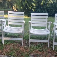 set sedie da giardino