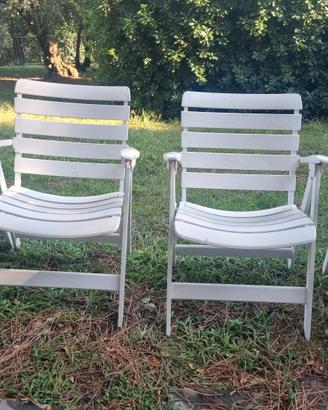 set sedie da giardino