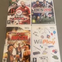 Giochi Wii usati, tutti insieme.