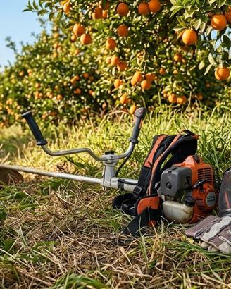 Esperto decespugliatore per terreni agricoli