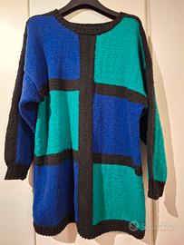 Maglione vintage fatto a mano 