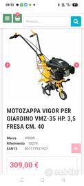 motozappa come nuovo usato una volta sola 