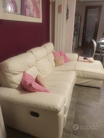 Divano in vera pelle Poltronesofà