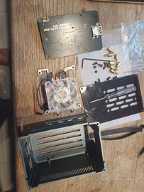 case alluminio Raspberry Pi 4 con SATA e ICE tower