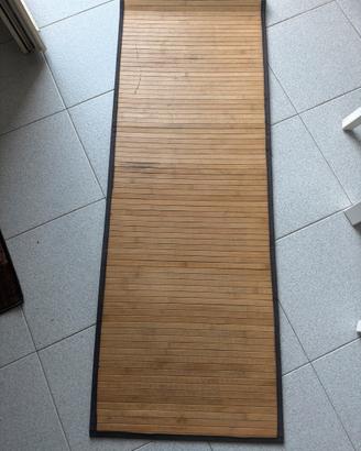 Tappeto passatoia in bambù 140x50 cm