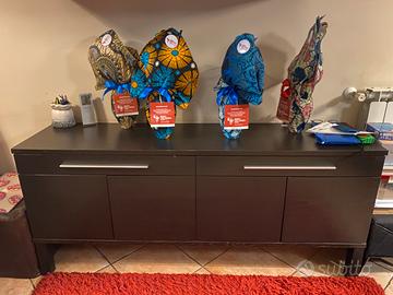 Mobile Buffet Ikea marrone/nero