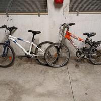Due bici da bambino 