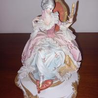 Capodimonte Dama con specchio