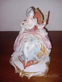 Capodimonte Dama con specchio