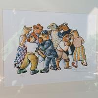 Litografia di Luis A. Solari 