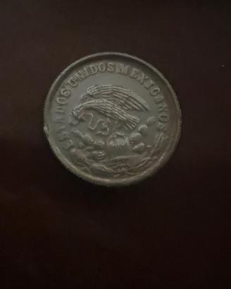 1 peso messicano del 1943 rara