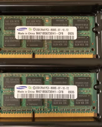RAM Samsung 4GB (2x2GB) DDR3 1066 Mhz Dual Rank!!!
