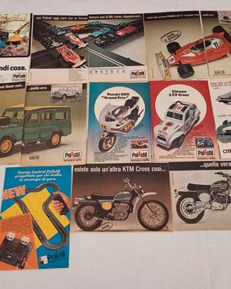 Lotto pubblicità Polistil Piste Macchinine anni 80