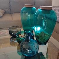 set di vasi in vetro 