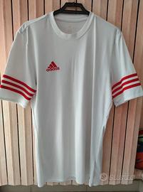 T-shirt bianca manica corta Adidas 12 anni