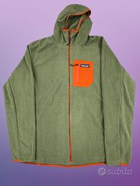 Patagonia midlayer/pile tecnico hoodie verde Orang