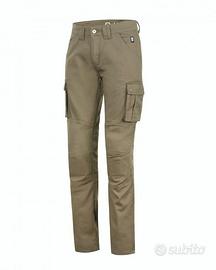 CARGO GREEN Pantalone Cargo per il biker OJ MOTO