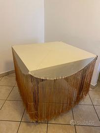 Tovaglia a gonna piu scialle color verde petrolio