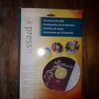 Etichette per cd bianche