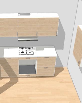 Cucina provvisoria Ikea